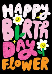 Tap to view Happy Birthday Flower Card