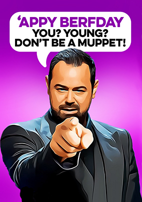 Danny Dyer Spoof Birthday Card