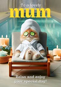 Tap to view Mum Relax And Enjoy Birthday Card