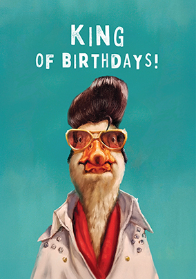Lucia Heffernan King Of Birthdays Card