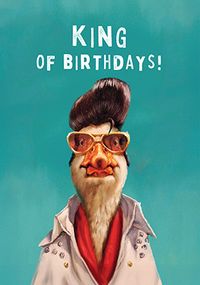Tap to view Lucia Heffernan King Of Birthdays Card