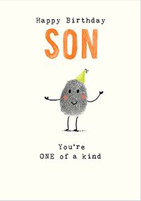 Tap to view Son You're One Of A Kind Birthday Card
