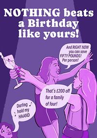 Tap to view Nothing Beats a Birthday Like Yours Card