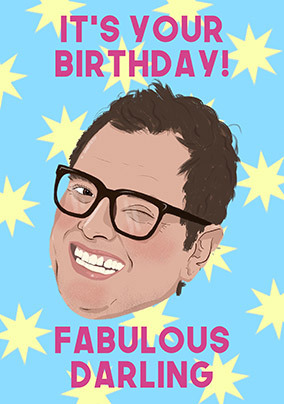 Fabulous Darling Birthday Card