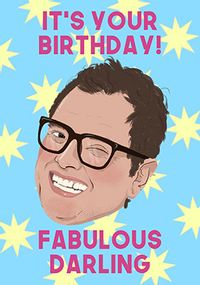 Tap to view Fabulous Darling Birthday Card