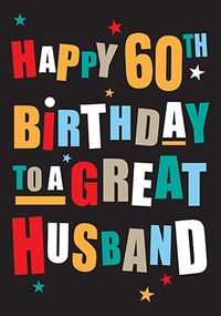 Tap to view Happy 60th Husband Birthday Card