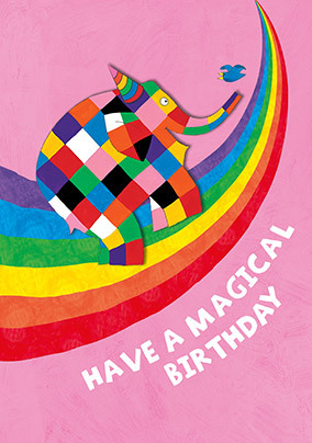 Elmer Have a Magical Birthday Card