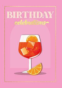 Tap to view Aperol Spritz Birthday Card