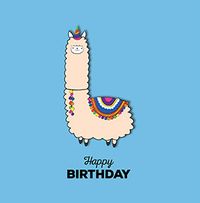 Tap to view Llama Happy Birthday Card