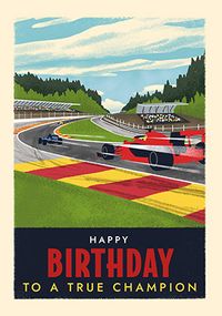 Tap to view Timeless Moments Formula 1 Birthday Card