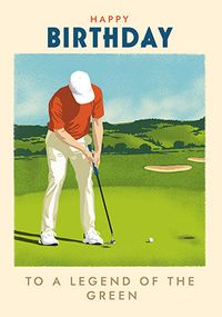 Tap to view Timeless Moments Golf Birthday Card
