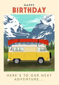 Tap to view Timeless Moments Campervan Birthday Card