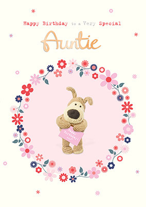 Boofle Special Auntie Birthday Card