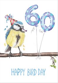 Tap to view Happy Bird Day 60th Birthday Card