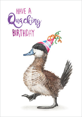 Quacking Birthday Duck Card