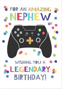 Tap to view Amazing Nephew Gaming Console Birthday Card