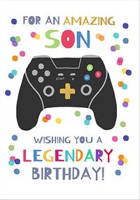 Tap to view Amazing Son Gaming Console Birthday Card