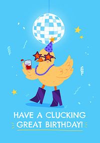 Tap to view Clucking Great Birthday Card