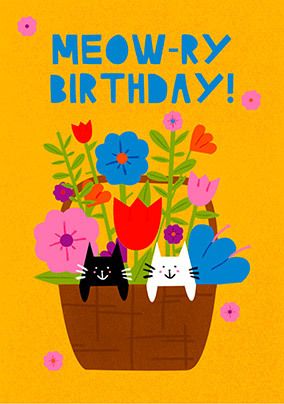 Photo of Meow-ry Birthday Card