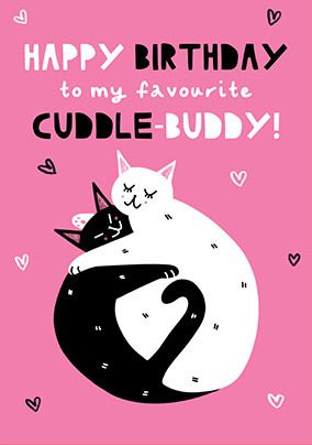 Photo of Cuddle Buddy Birthday Card