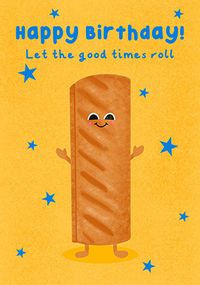 Tap to view Sausage Roll Birthday Card
