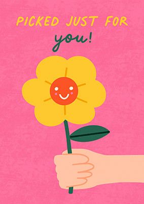 Photo of Picked just for you Birthday Card