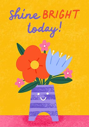 Photo of Shine Bright Today Good Luck Card