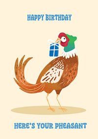 Tap to view Your Birthday Pheasant Card