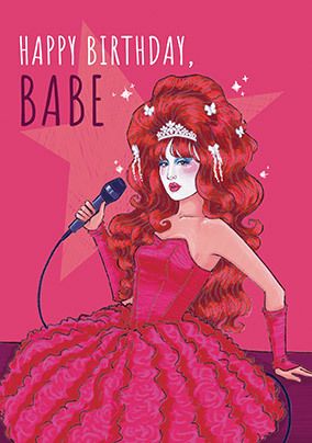 Photo of Birthday Babe Chappell Roan Spoof Card