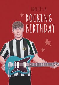 Tap to view Hope it's a Rocking Birthday Sam Fender Spoof Card