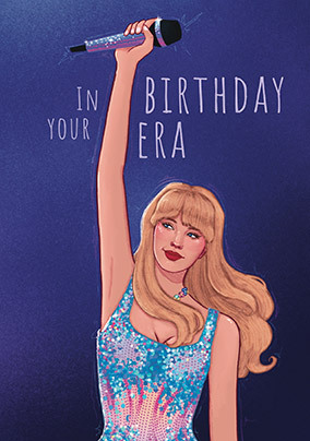 In Your Birthday Era Taylor Swift Spoof Card