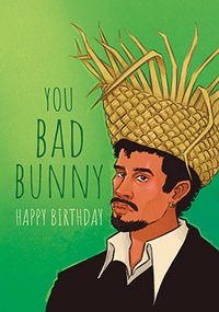 Tap to view Bad Bunny Spoof Birthday Card