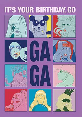 Photo of It's Your Birthday Go Gaga Card
