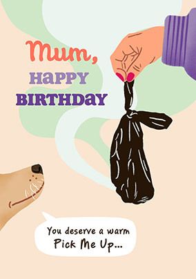Photo of Warm Pick Me Up Birthday Card