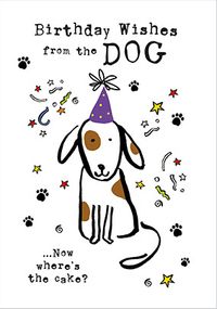 Tap to view Birthday Wishes From The Dog Card