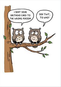 Tap to view Funny Owls Birthday Card