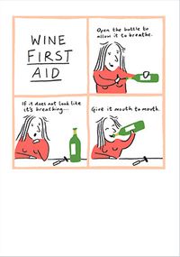Tap to view Wine First Aid Kit Birthday Card