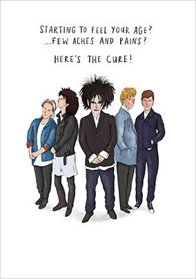 Photo of Here's The Cure Spoof Birthday Card