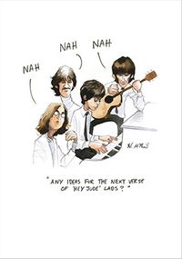 Tap to view Hey Jude Beatles Spoof Birthday Card