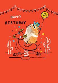Tap to view Rodeo Hamster Birthday Card