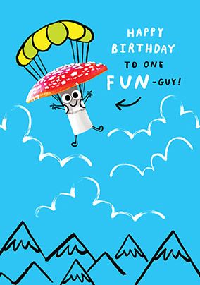 Photo of Happy Birthday Fun-guy Card