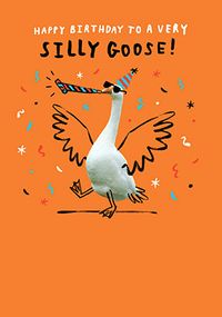 Tap to view Silly Goose Happy Birthday Card