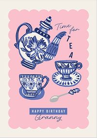 Tap to view Granny Afternoon Tea Birthday Card