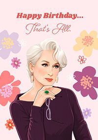Tap to view That's All Devil Wears Prada Spoof Birthday Card