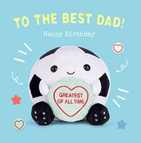Tap to view Swizzels Love Hearts Greatest Of All Time Dad Square Birthday Card