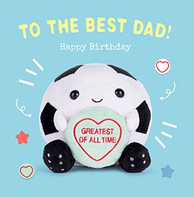 Photo of Swizzels Love Hearts Greatest Of All Time Dad Square Birthday Card