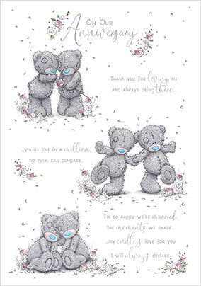 Me To You - On Our Anniversary Card