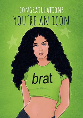 Photo of Congratulations Icon Charli XCX Spoof Card