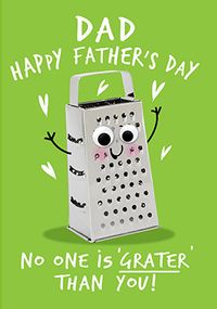Tap to view No one is Grater Father's Day Card