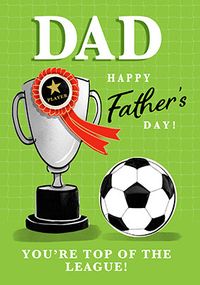 Tap to view Top of the League Father's Day Card
